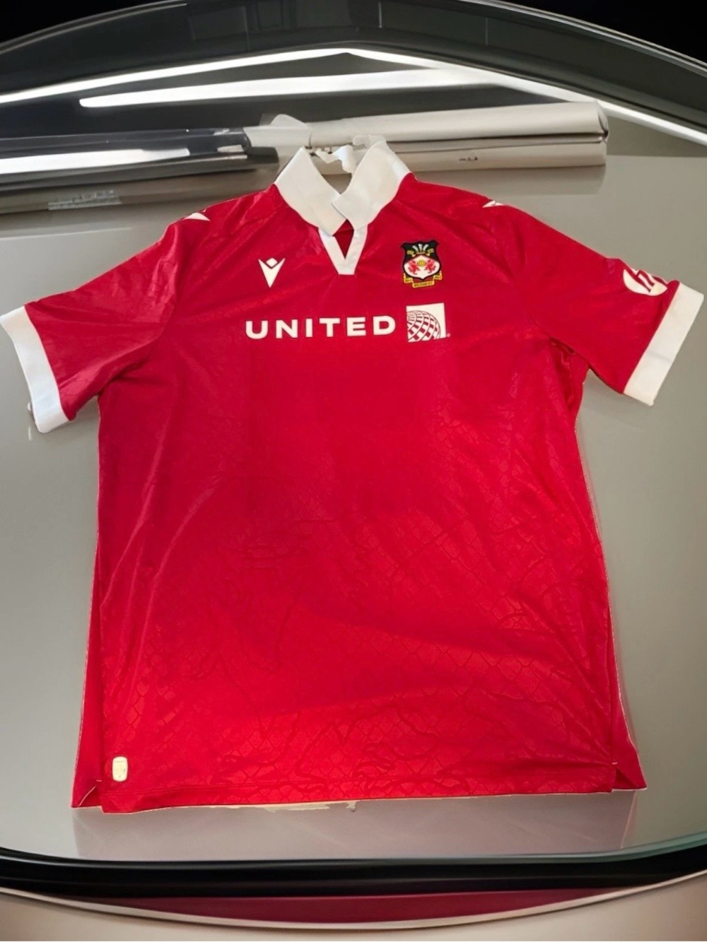 ~~~~ Wrexham Macron Authentic Soccer Football Jersey Shirt EU 5XL US 3XL 28.5'